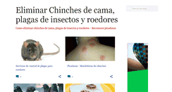 Desktop Screenshot of chinchesdecamacucarachas.com
