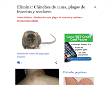 Tablet Screenshot of chinchesdecamacucarachas.com